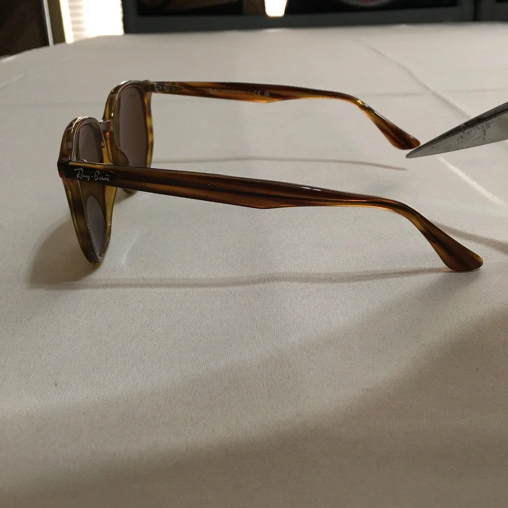 Ray-Ban RB4306 Sunglasses Havana Dark Brown Polarized 820/73 54-19-145